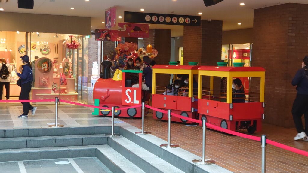 乗車できるSLマン