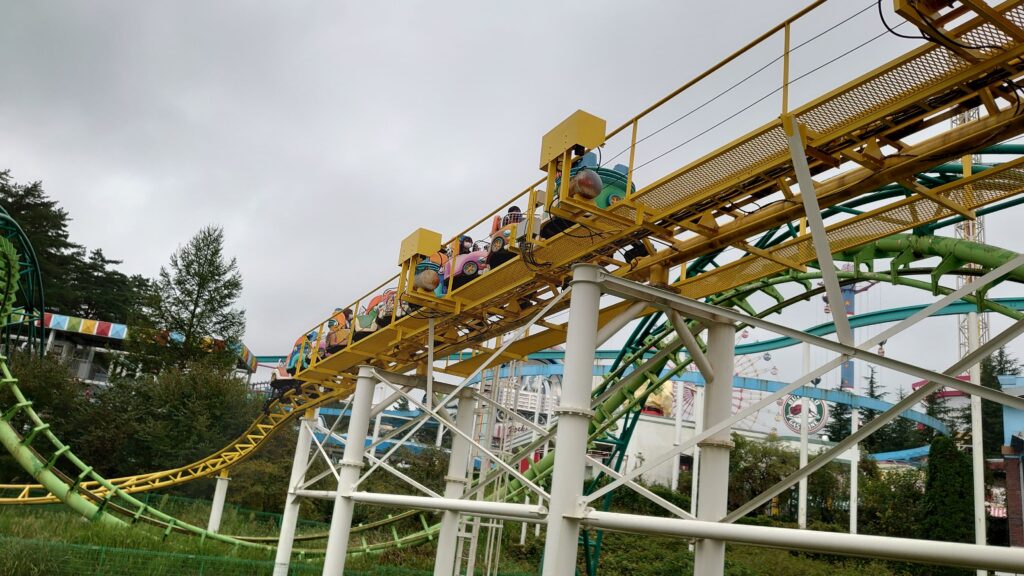 スピンターンコースターの様子