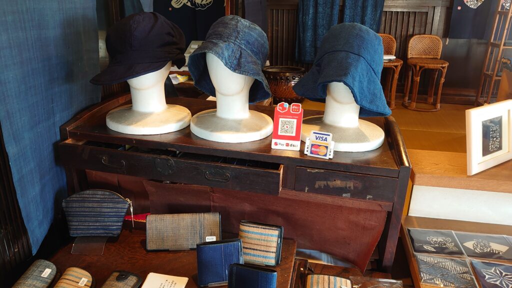 藍染め工房の支払い方法