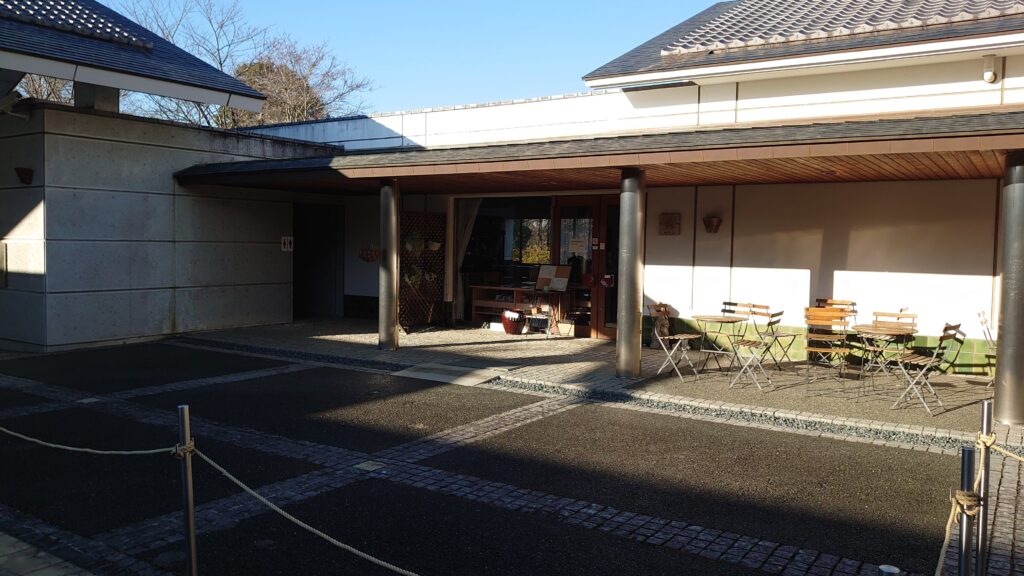 益子陶芸美術館のカフェ