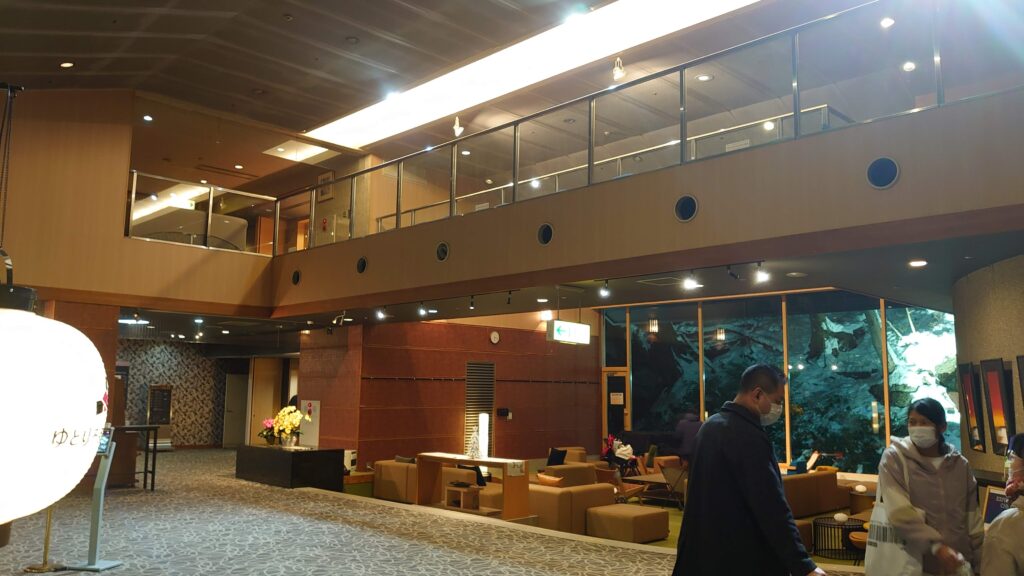 滝見の宿のエントランス