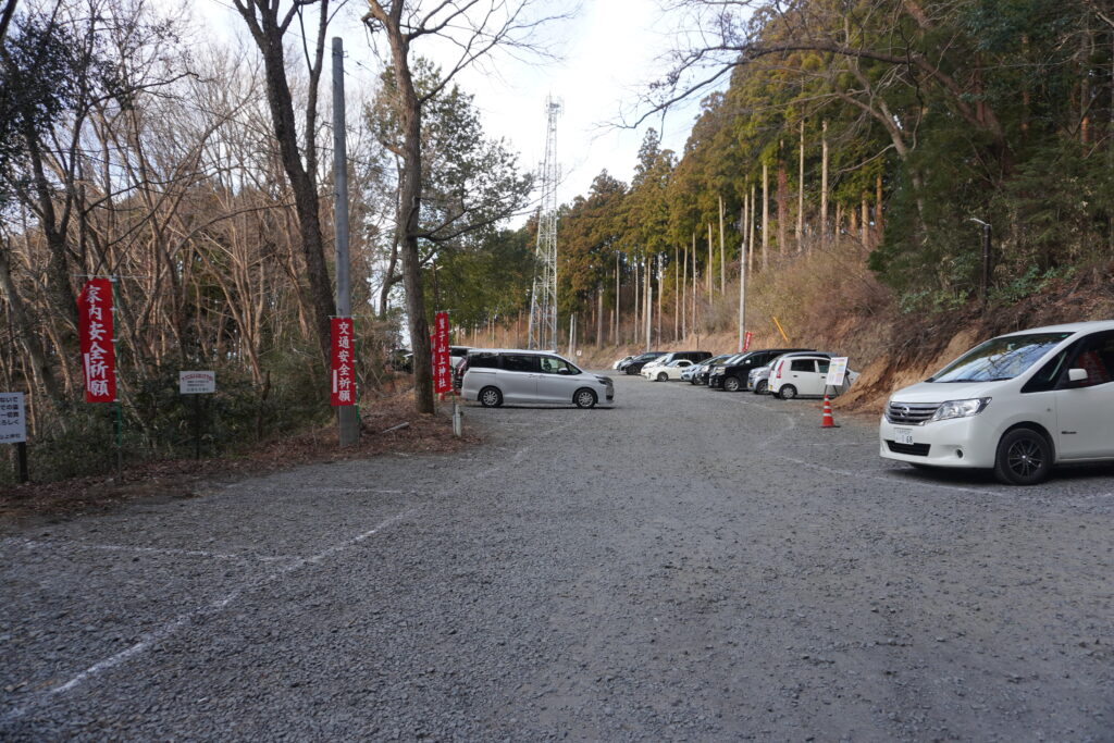 一番遠い駐車場の入口