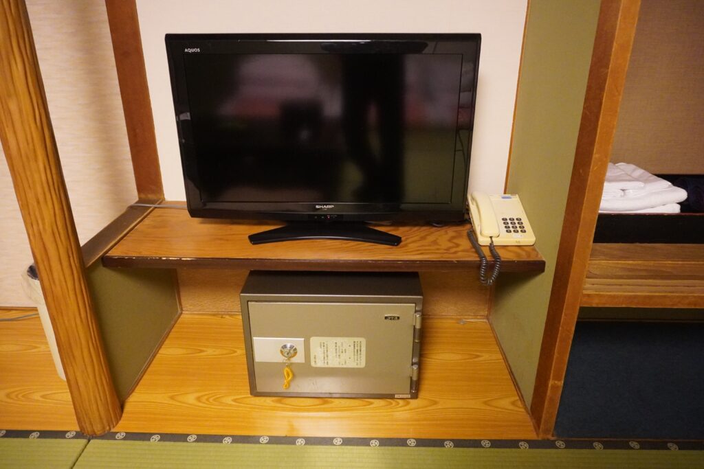 鬼怒川観光ホテルのテレビ