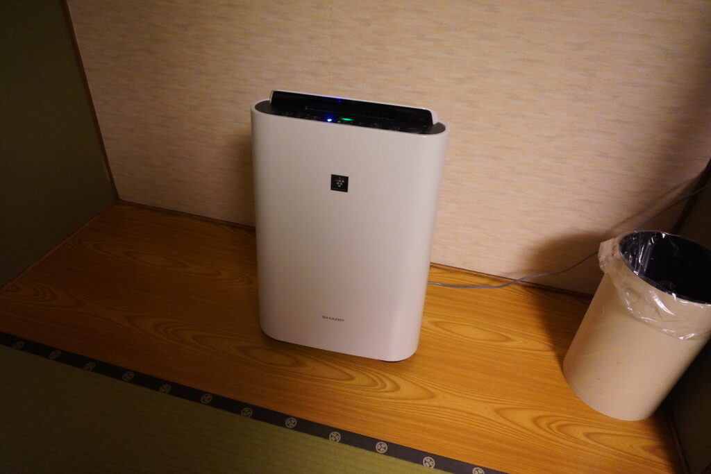 鬼怒川観光ホテルの空気清浄機