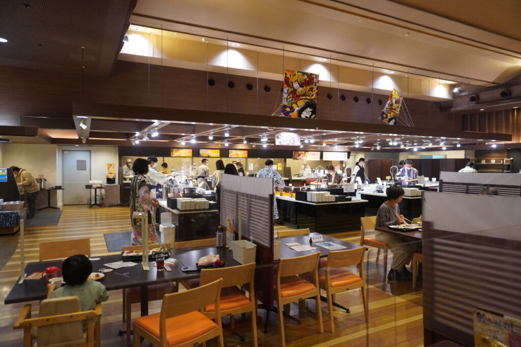 鬼怒川観光ホテルの夕食会場