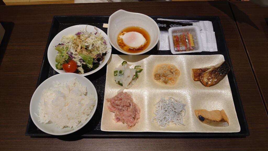 鬼怒川観光ホテルの朝食例