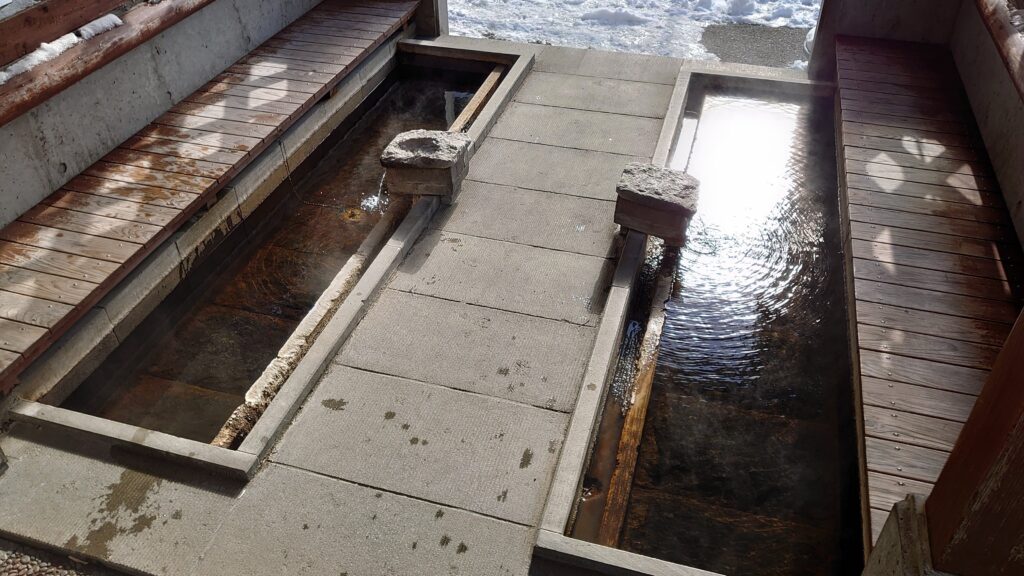 もの語り館の足湯