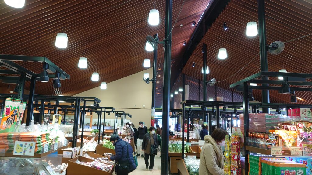 道の駅の建屋全景