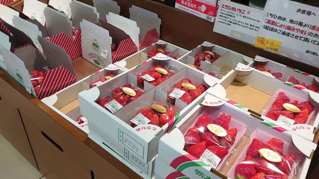 いちご売り場