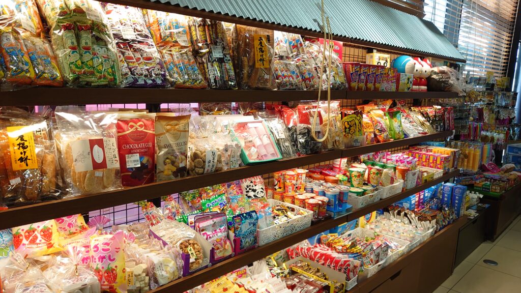 お菓子売り場
