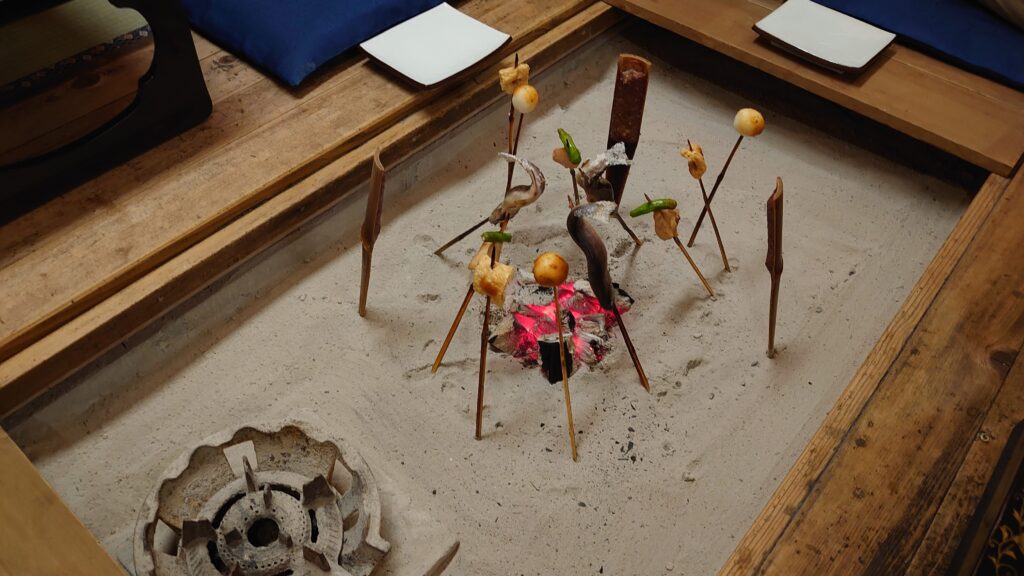 白雲の宿のお狩場焼き