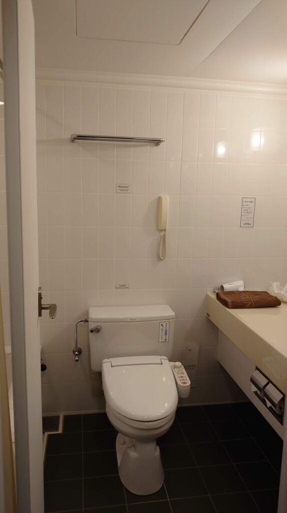 「ツインリンクもてぎ」のお部屋トイレ