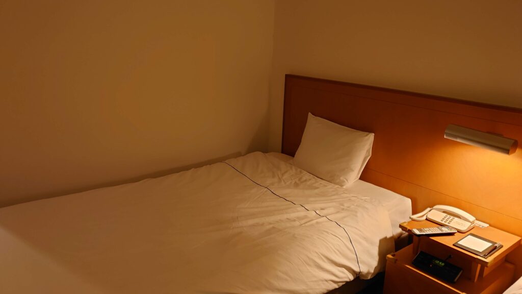 「ツインリンクもてぎ」のお部屋ベッド