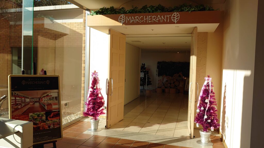 「ツインリンクもてぎ」の朝食バイキング入口