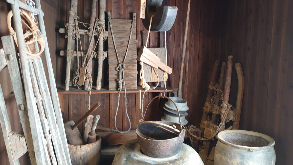 「平家の郷」の郷土道具