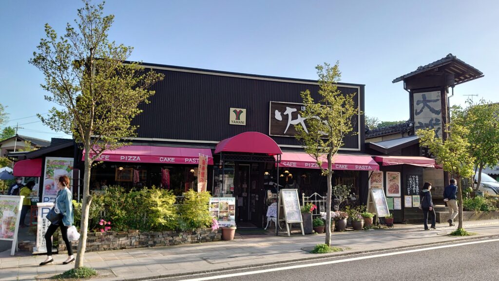 陶器市のメインストリートのけやき