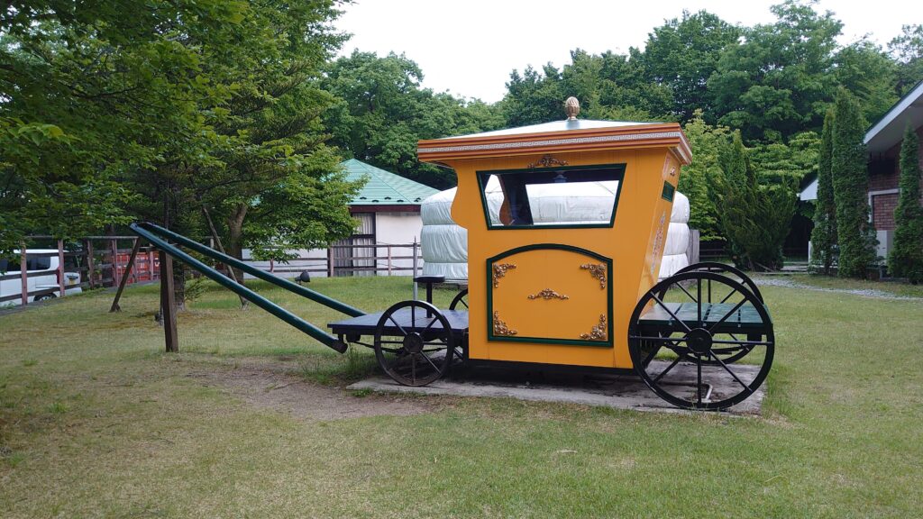 モンゴルの馬車