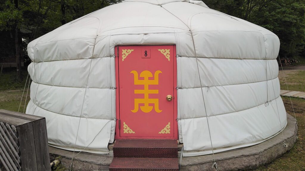 モンゴルから直輸入のゲル