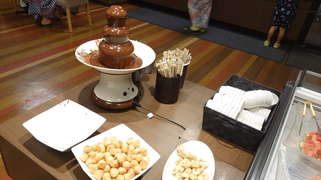 チョコフォンデュ