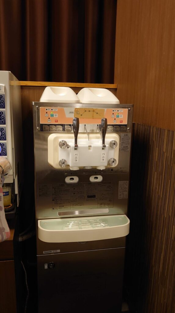 ソフトクリームの機械