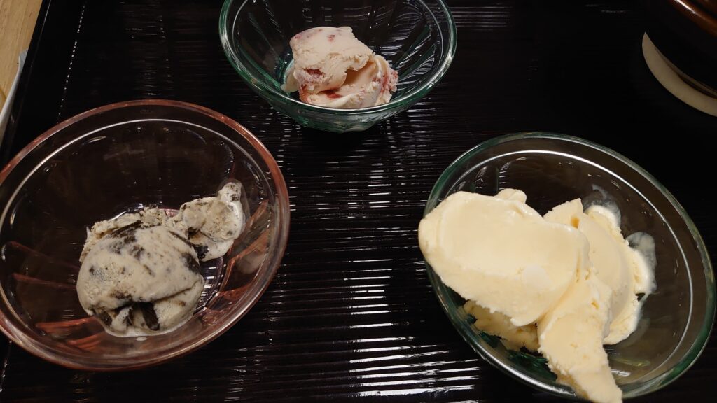 ハーゲンダッツのアイス3種