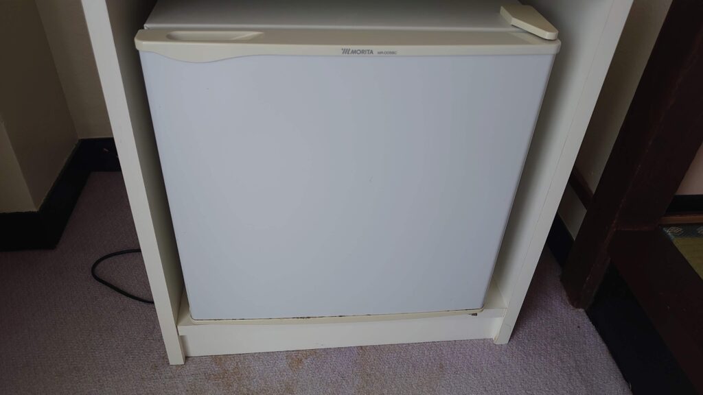 ホテルの冷蔵庫