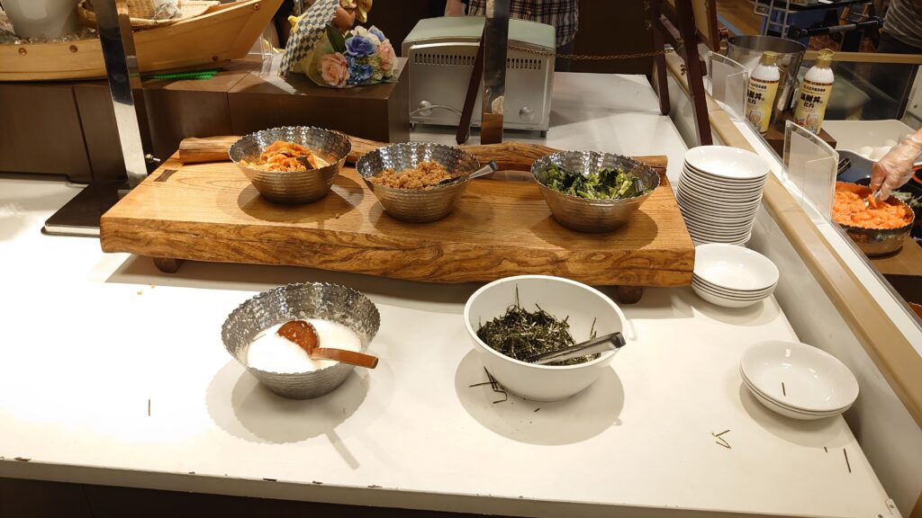 のっけ丼に掛ける具