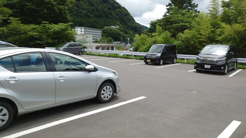 ホテルニュー塩原の空いている駐車場