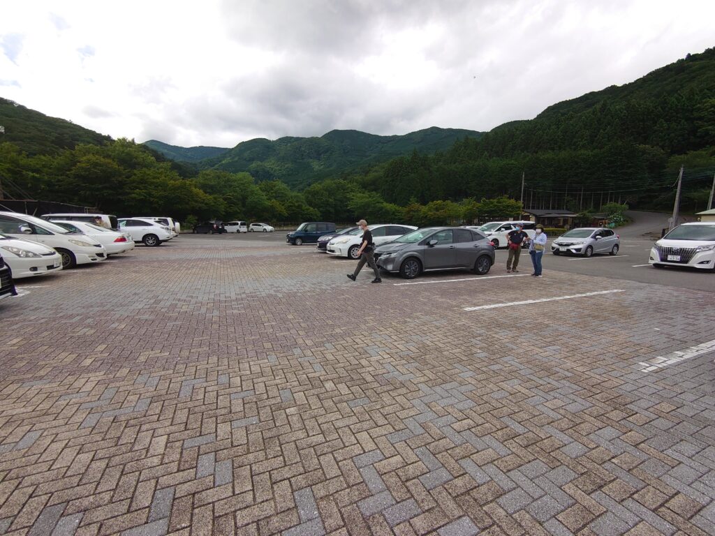 もみじ谷大吊橋の駐車場