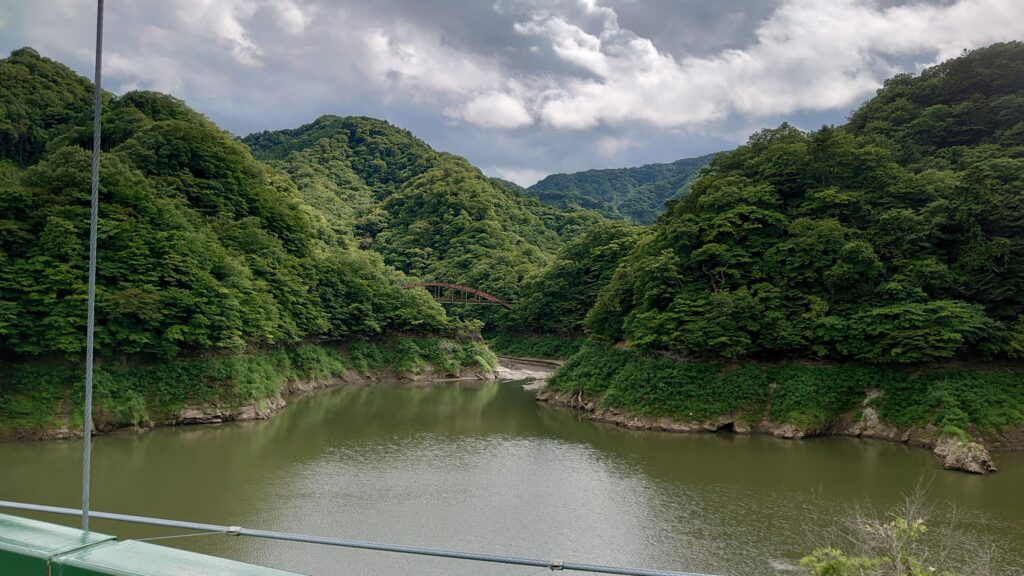 もみじ谷大吊橋の景色