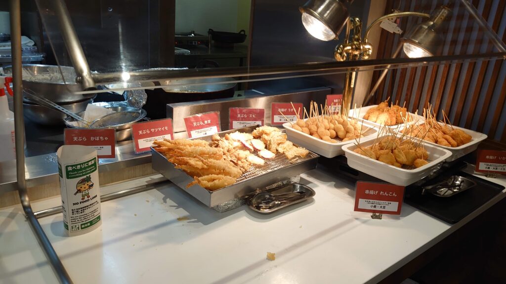 ライブキッチンの天ぷら