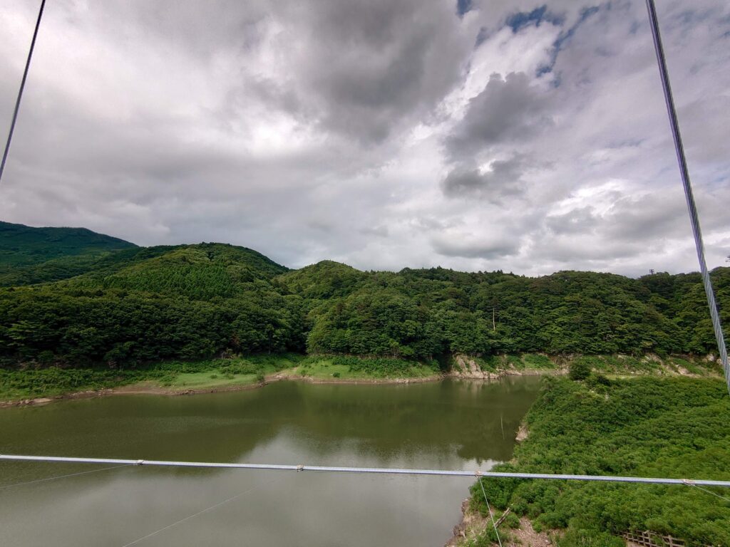 もみじ谷大吊橋の景色