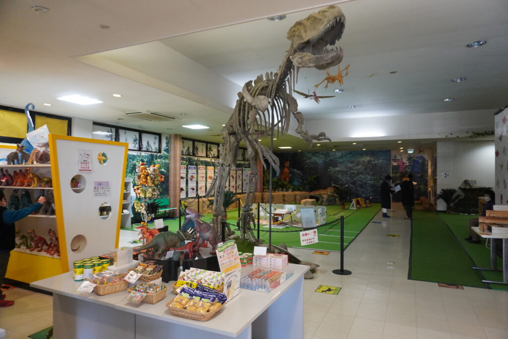 3D迷路恐竜館の無料ゾーン
