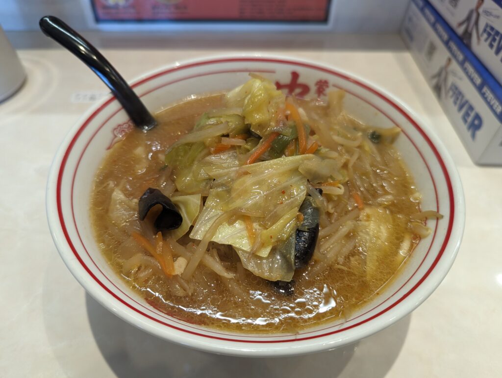 蒙古タンメン中本の味噌ラーメン