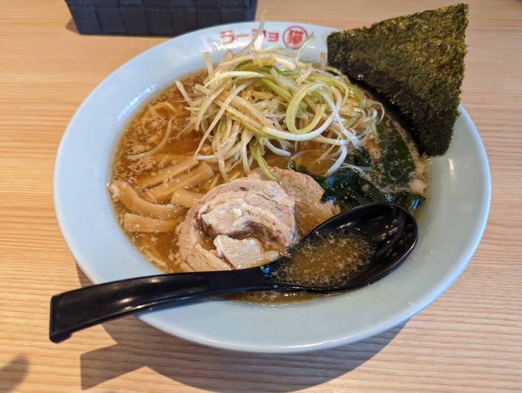 ラーショマルミャー宇都宮店のネギラーメン