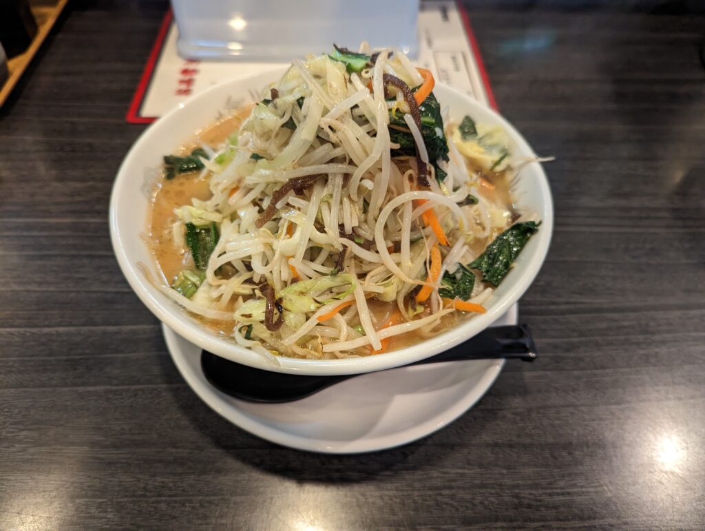 幸八の野菜ラーメン