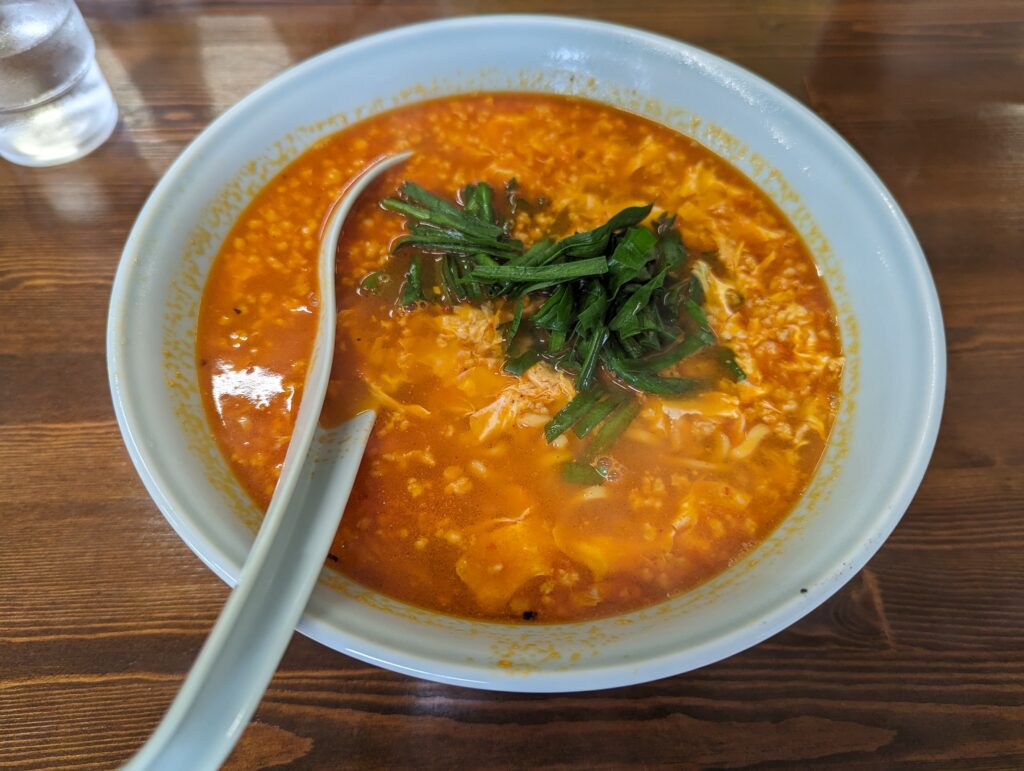 芳賀町の川崎タンタン麺