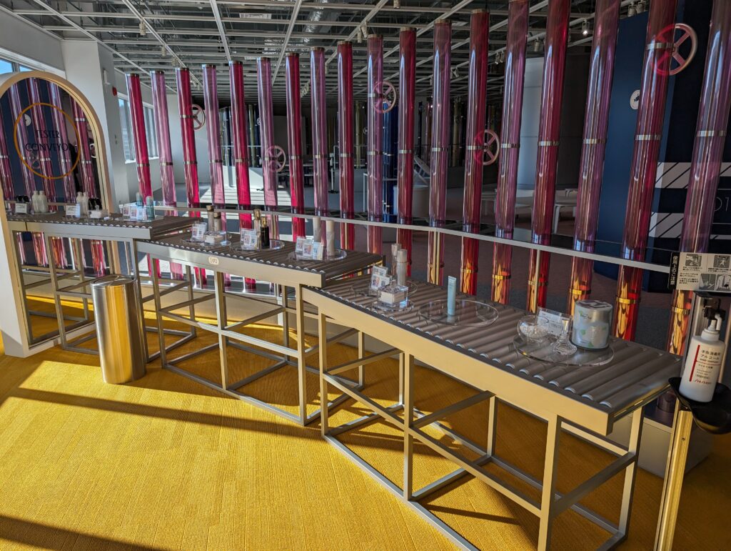 資生堂の実験パネル