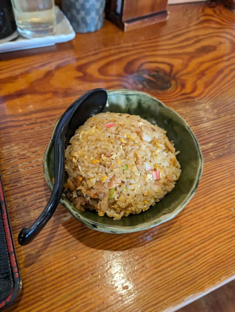 幸麺のミニチャーハン